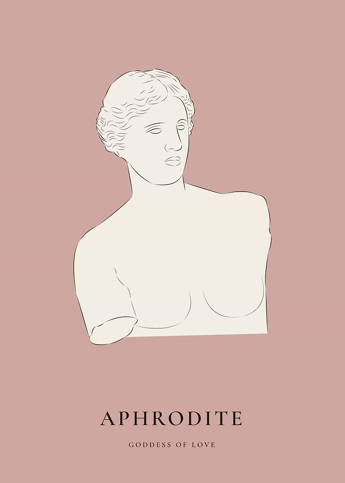 Aphrodite Wall Art Print | Soft Feminine Decor for Calm, Elevated Spaces