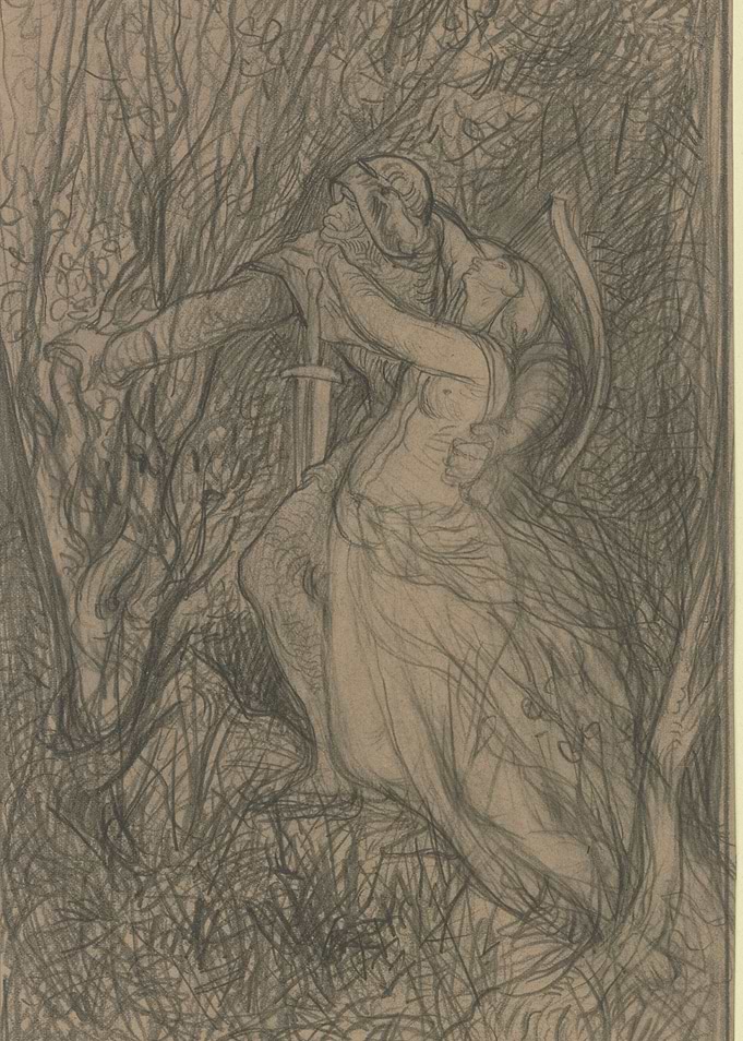 Couple Embracing in a Forest