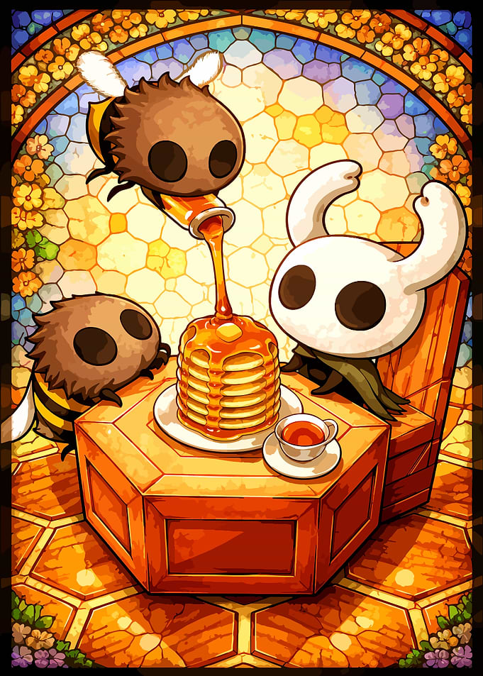 Hollow Knight Stained Glass