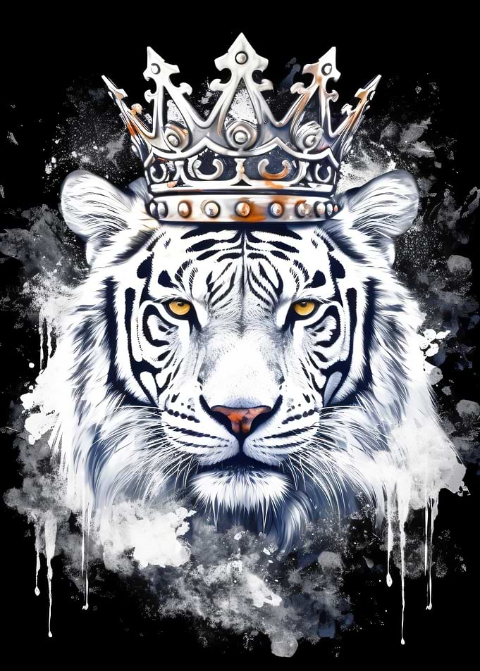 White Tiger King Crown