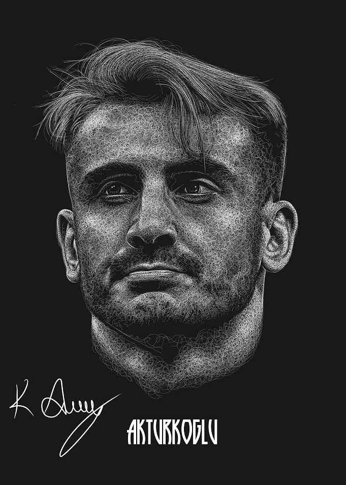 Scribble art of Kerem Aktürkoğlu