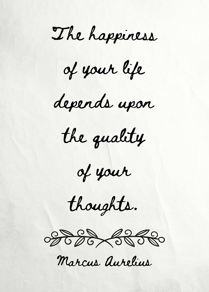 Marcus Aurelius Happiness Quote