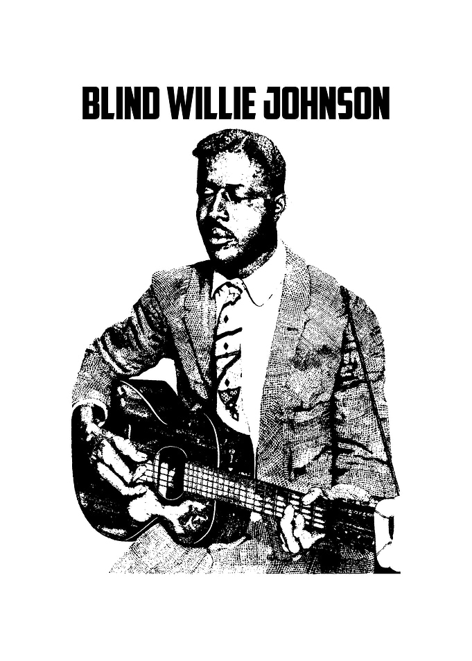 Blind Willie Johnson Portrait