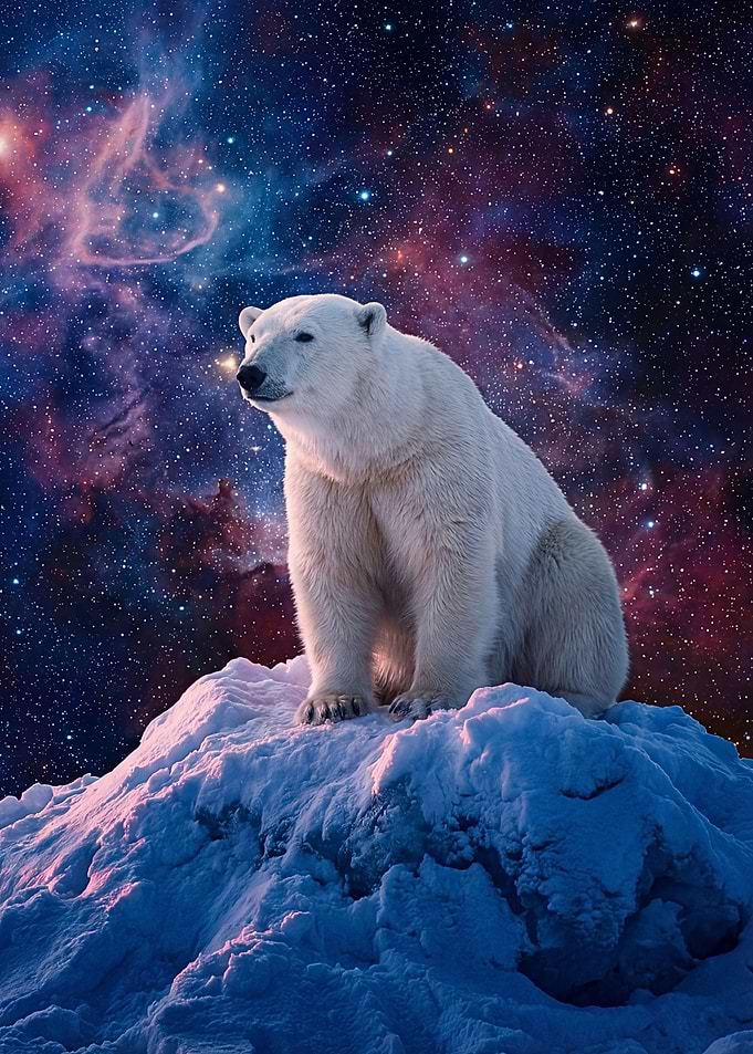 Polar Bear in Space
