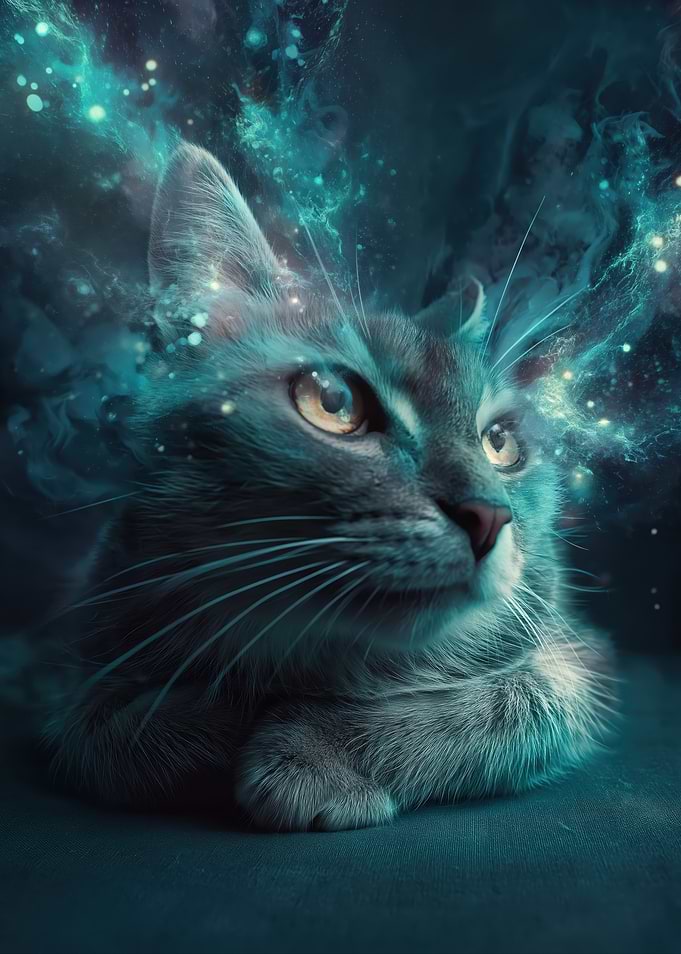 Cosmic Cat Portrait