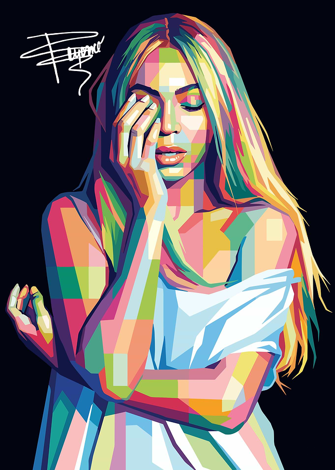 Beyoncé Pop Art Portrait
