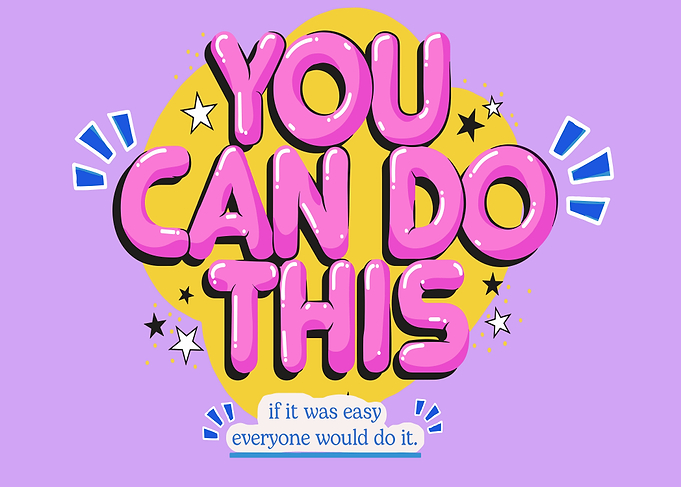 You Can Do This Inspirational Text Art
