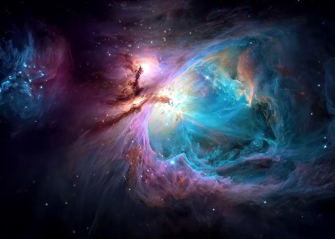 Vibrant Nebula in Deep Space