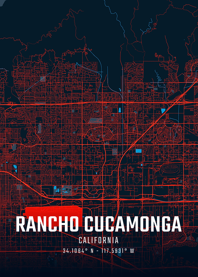Rancho Cucamonga City Map