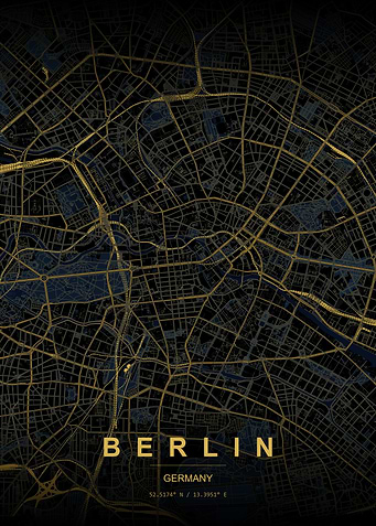 Berlin Map Art