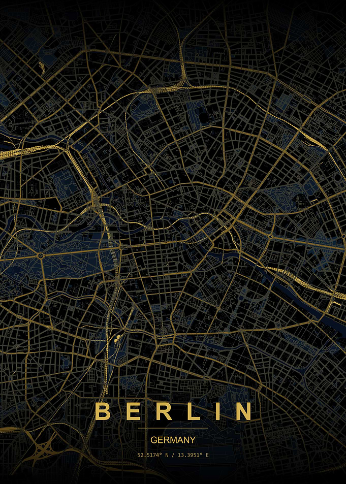 Berlin Map Art