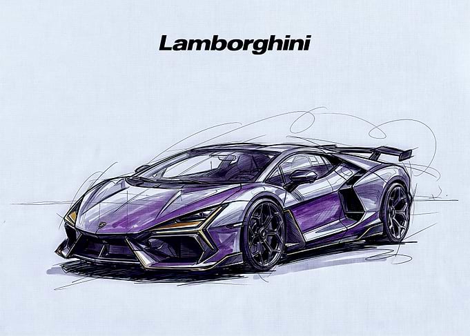 Lamborghini Concept Car Sketch