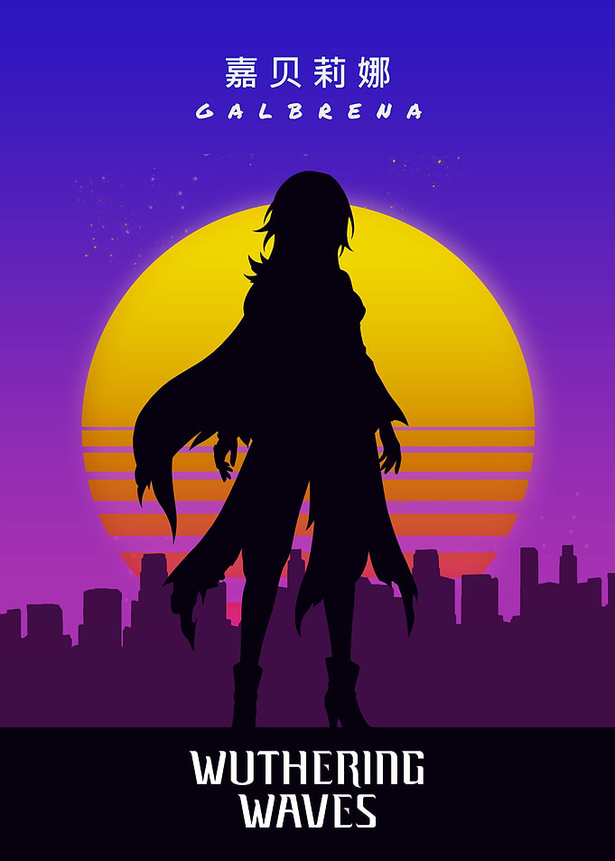 Galbrena Wuthering Waves Silhouette