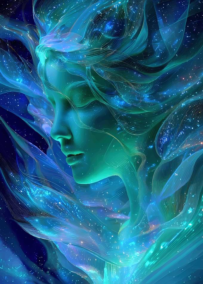 Cosmic Woman Portrait