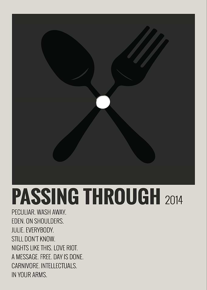 Passing Through Minimalist Poster
