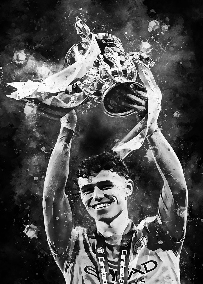 Phil Foden lifts trophy