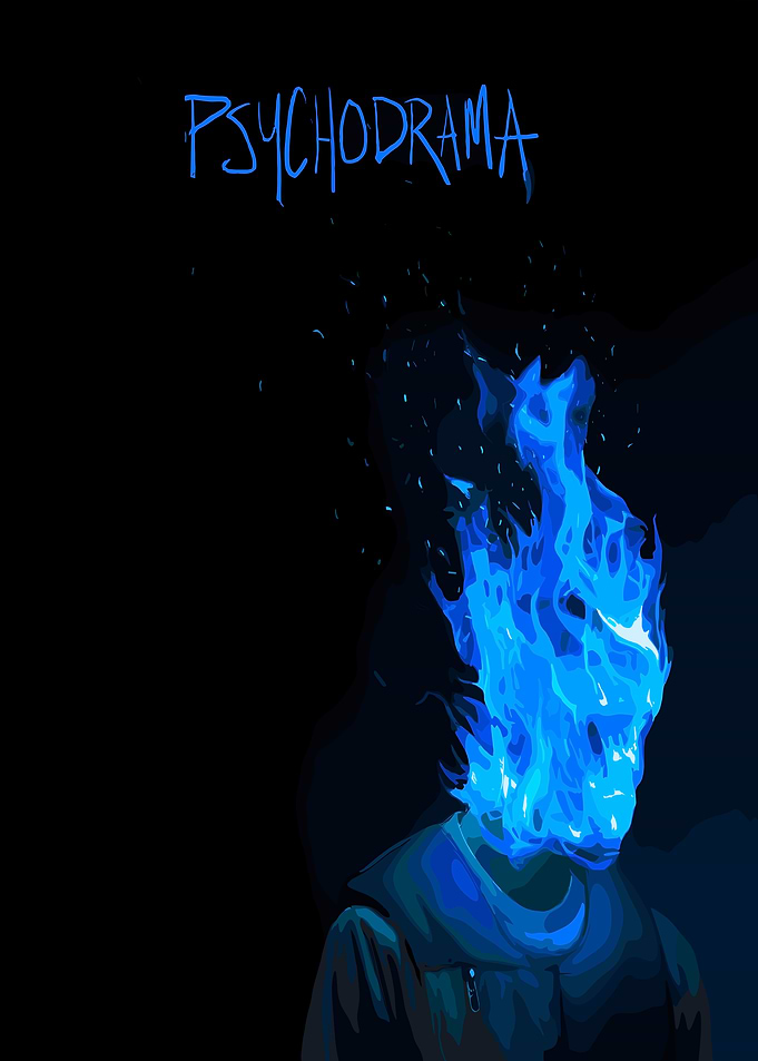 Psychodrama Blue Fire Head