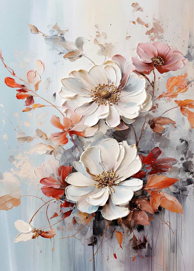 Textured Florals