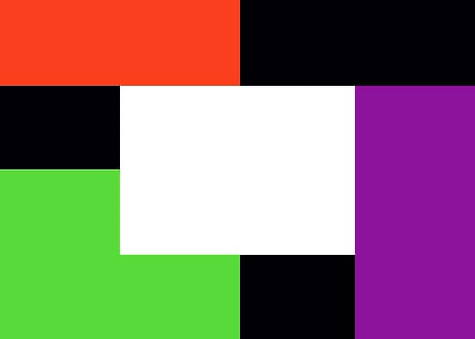 Abstract Geometric Color Blocks