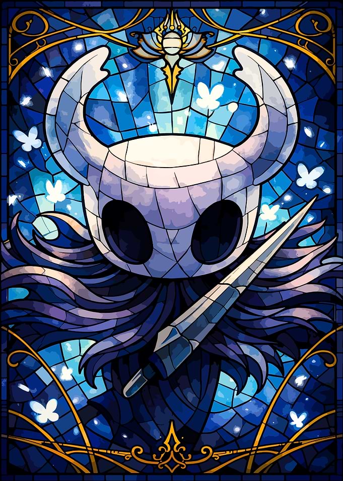 Knight Stained Glass Art