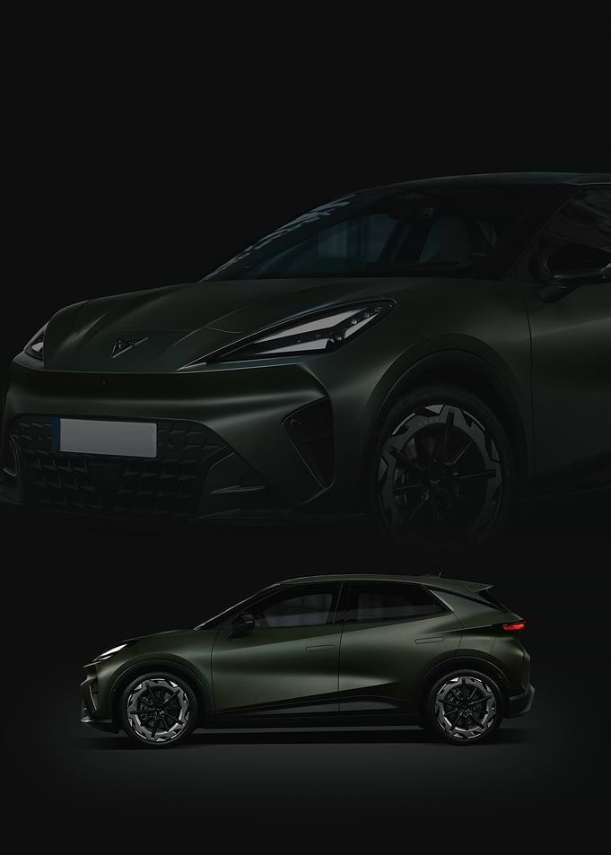 Dark Green Cupra Raval