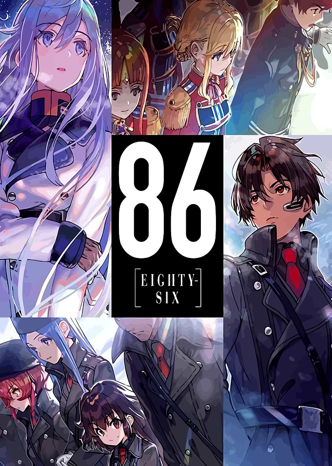 86 Eighty-Six Anime Collage Game Art