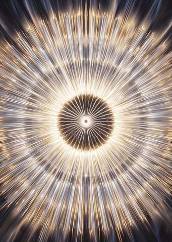 Abstract Radial Light Burst