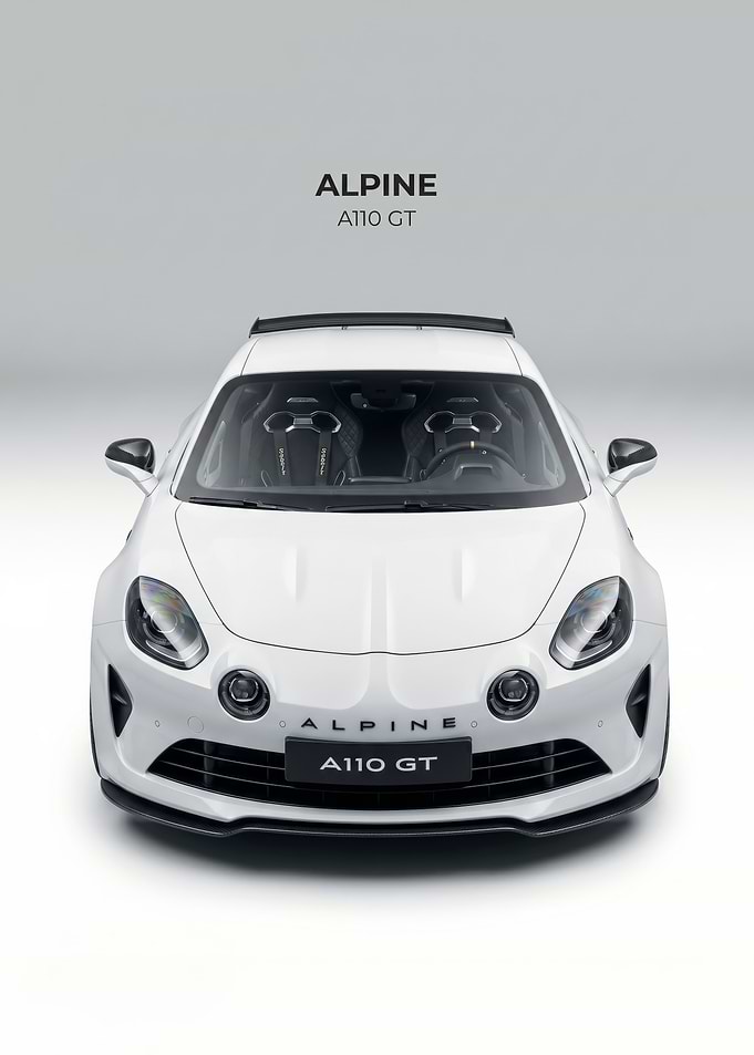 White Alpine A110 GT Sports Car