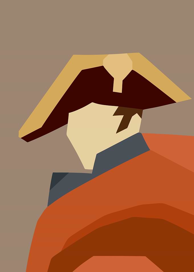 Minimalist Napoleon Portrait