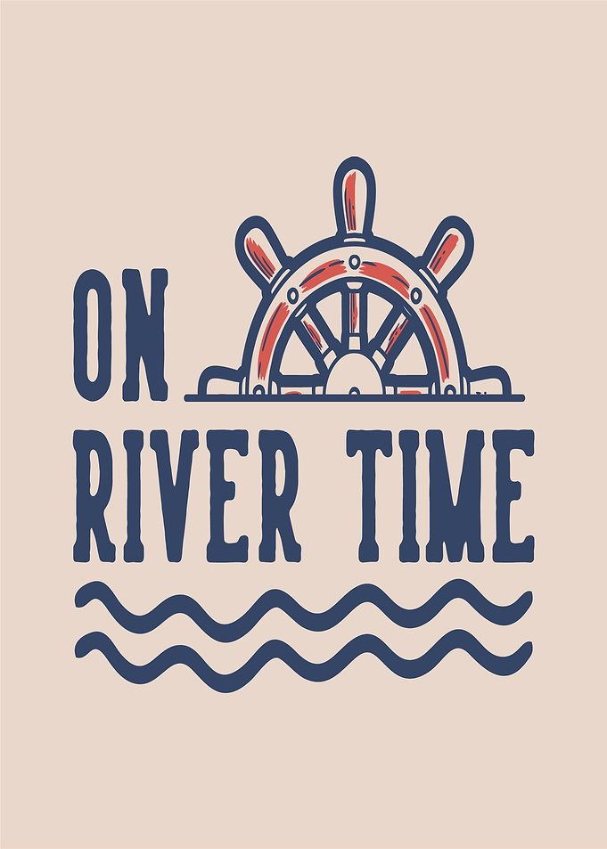 On River Time Ship Wheel