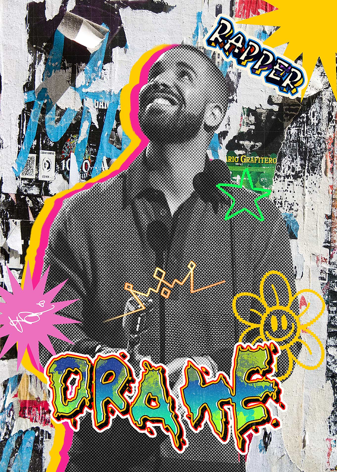 Drake Rapper Pop Art