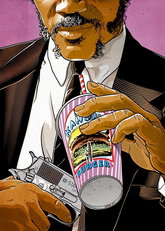 Pulp Fiction 'Royale with Cheese' Art