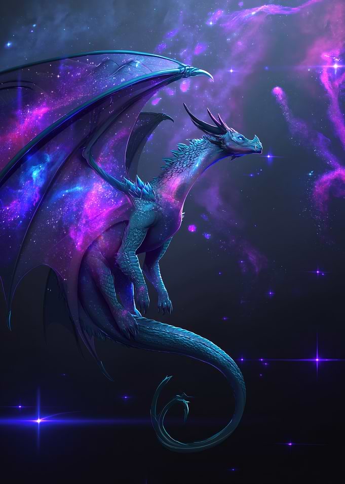 Galaxy Dragon in Space