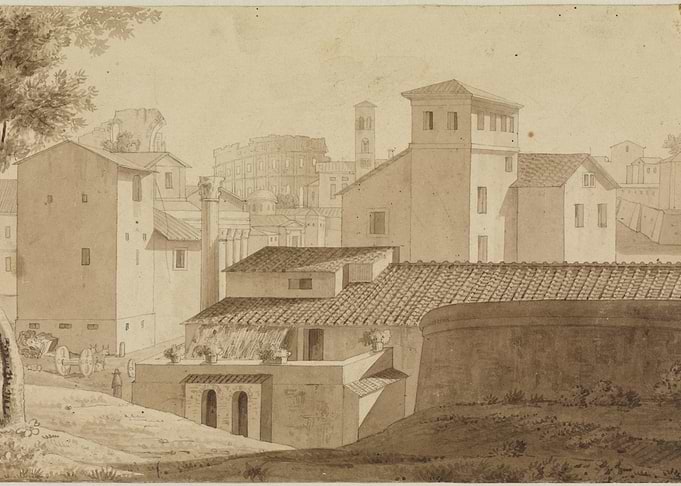 Roman Cityscape with Ancient Ruins