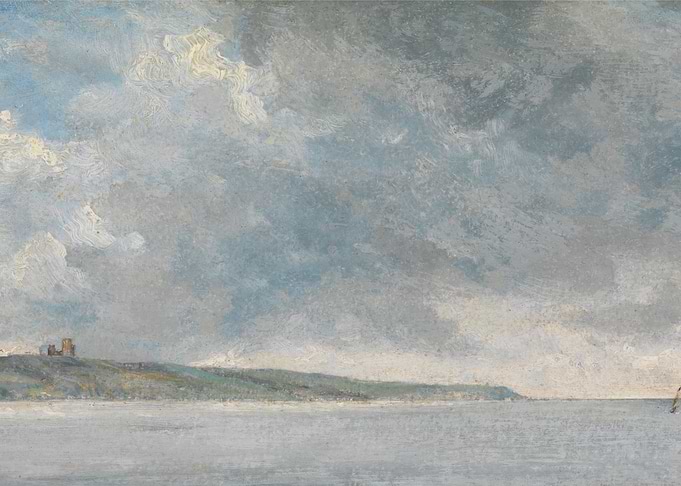 Coastal Landscape with Castle Ruins