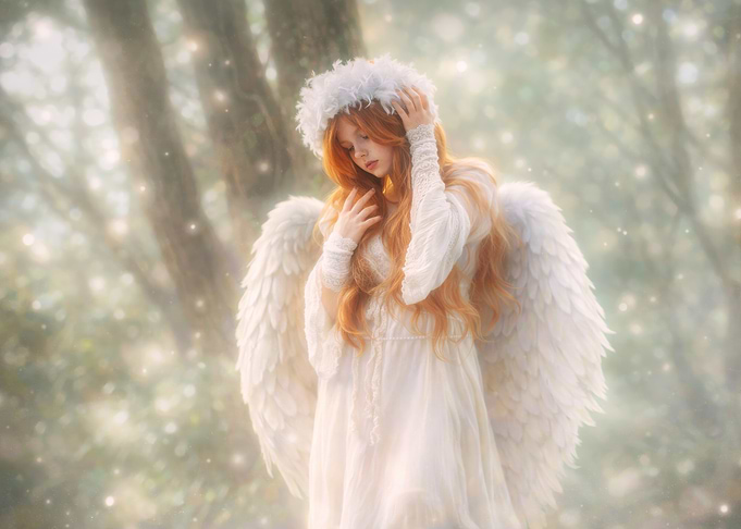 Angel in a Forest