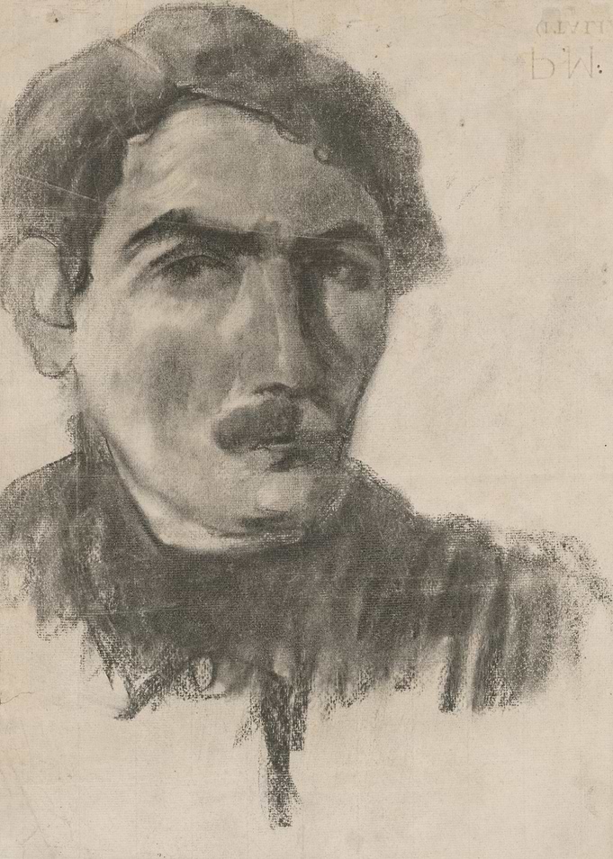 Charcoal Portrait of a Man