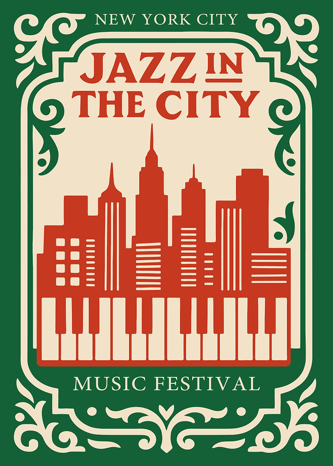 Jazz in the City Music Festival Poster