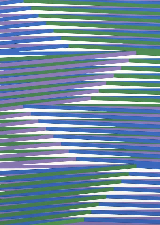Abstract Geometric Stripes Pattern, carlos cruz diez art