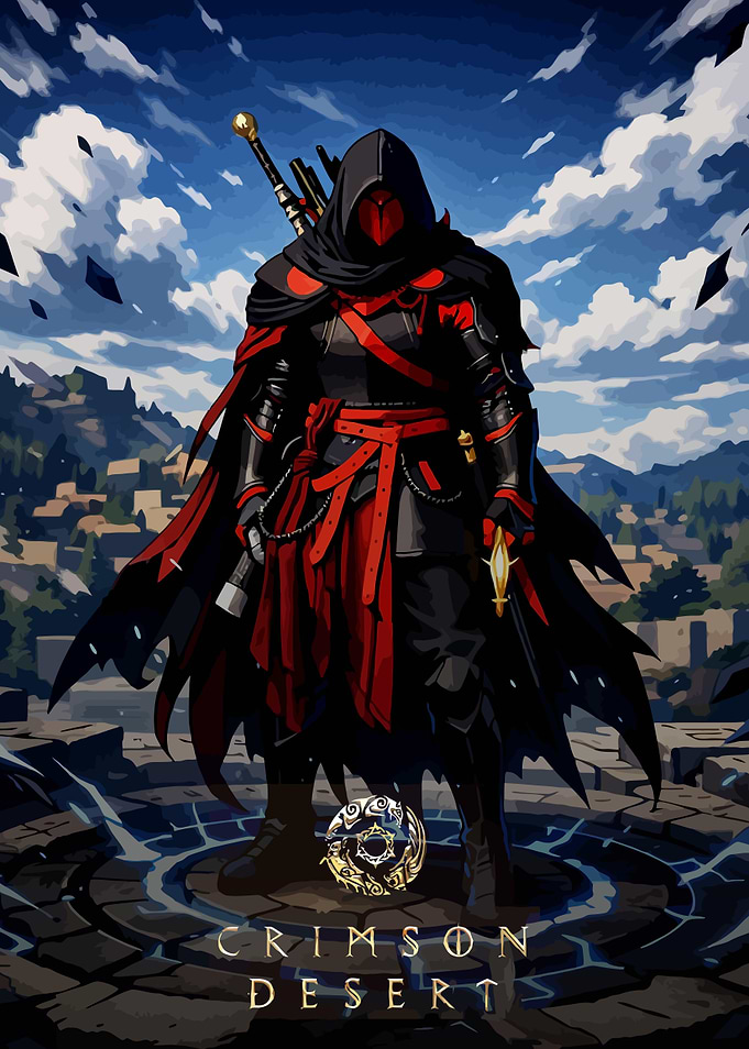 Crimson Desert Game Character Art