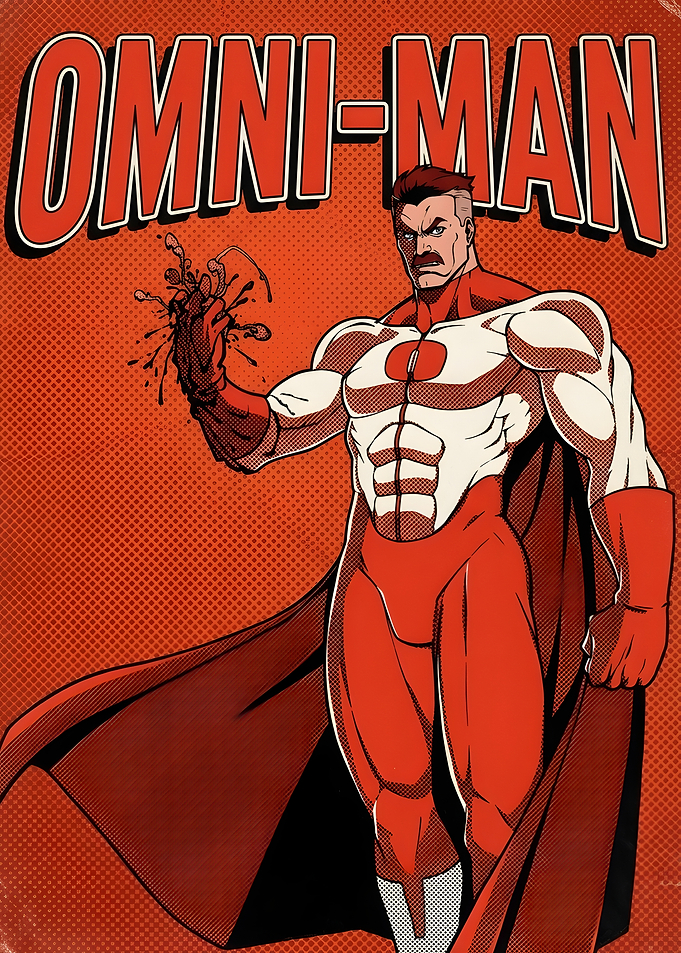 Invincible Omni-Man Comic Art