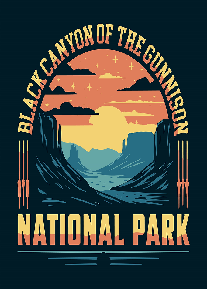 Black Canyon of the Gunnison National Park Poster
