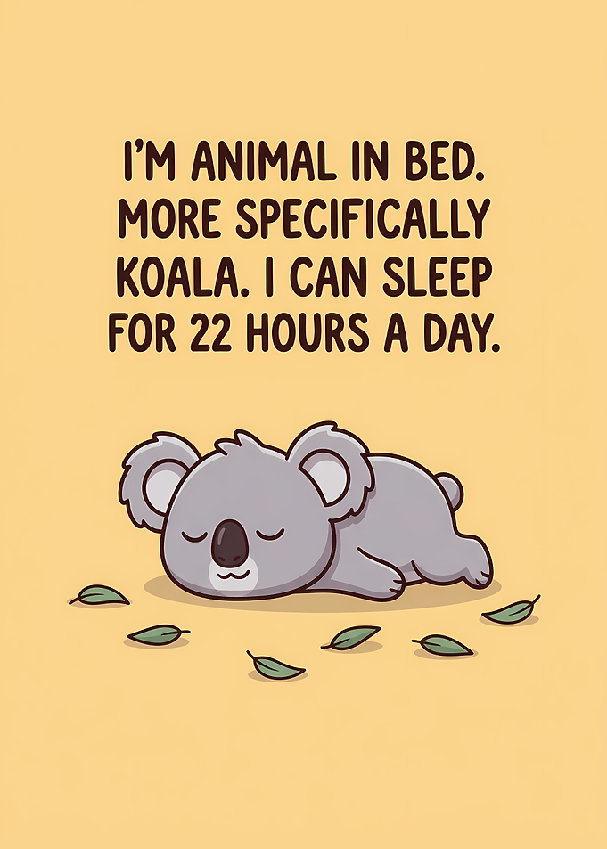 Cute Koala Sleeping