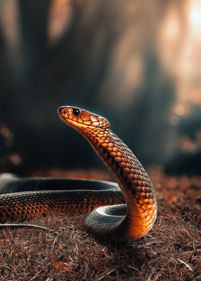 Close-up of a Cobra Snake