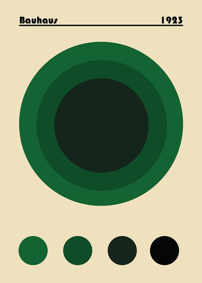 Bauhaus 1923 Poster
