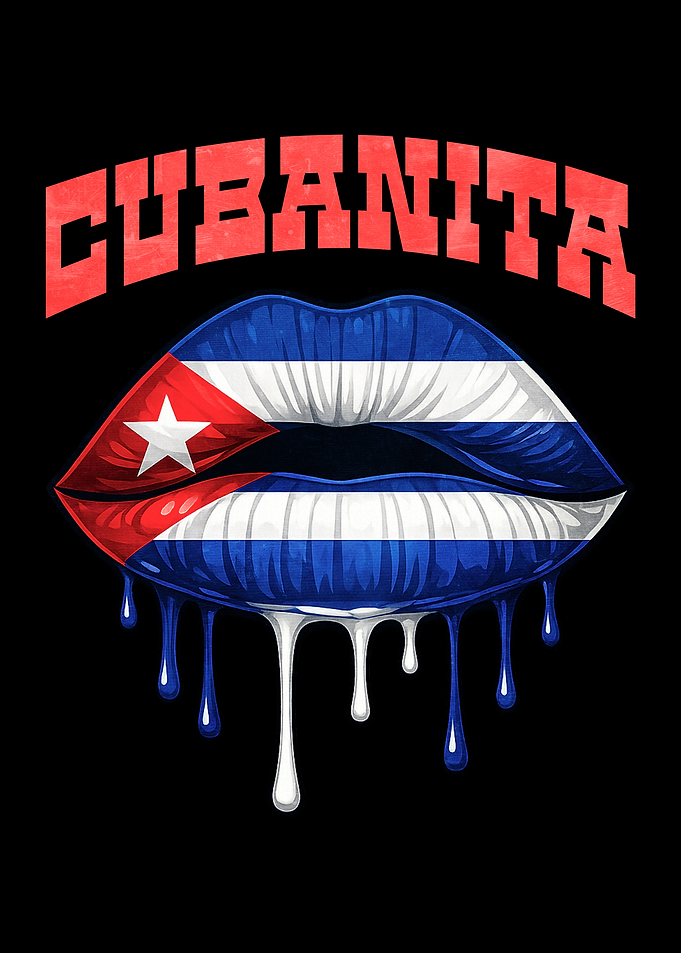 Cubanita Lips with Dripping Effect