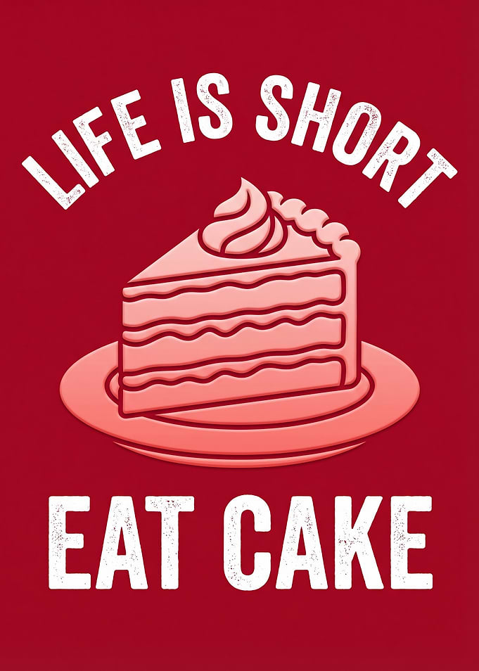 Life is Short Eat Cake