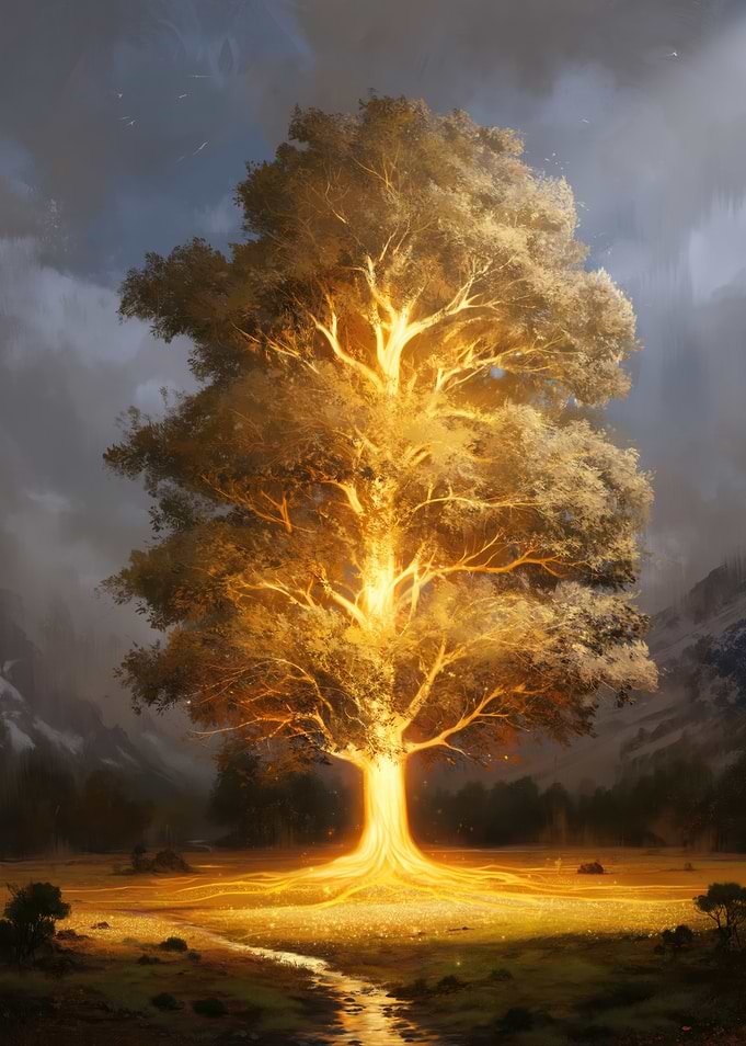 Glowing Tree of Life