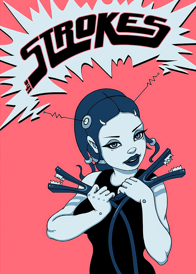The Strokes girl with tools