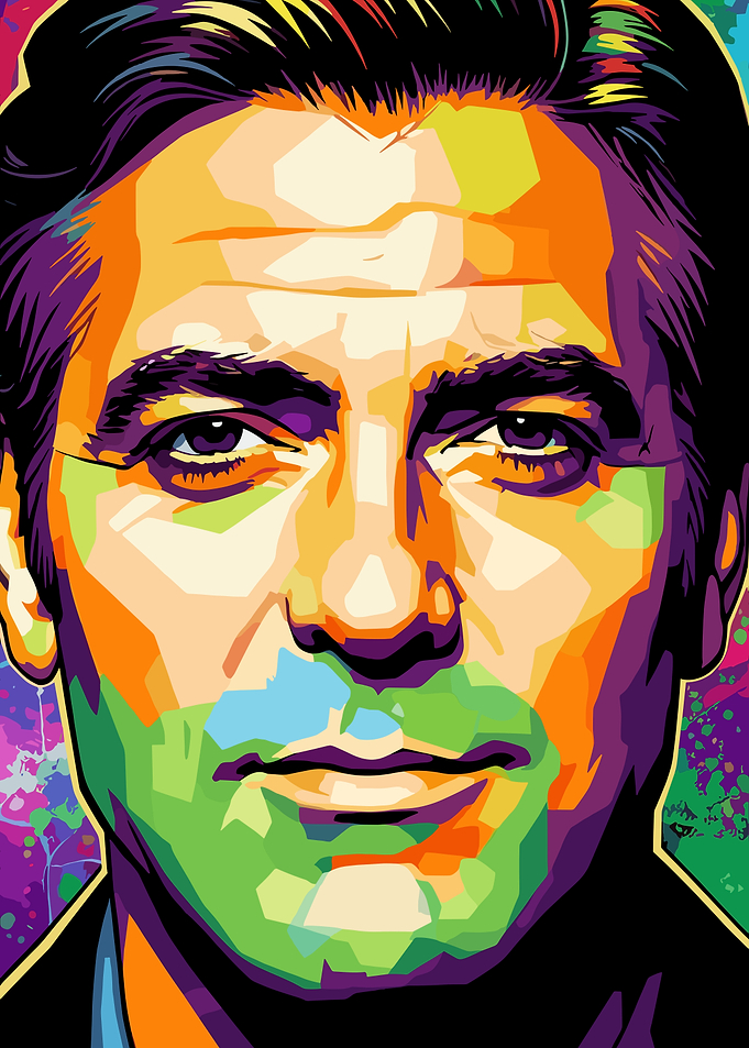 George Clooney Pop Art Portrait